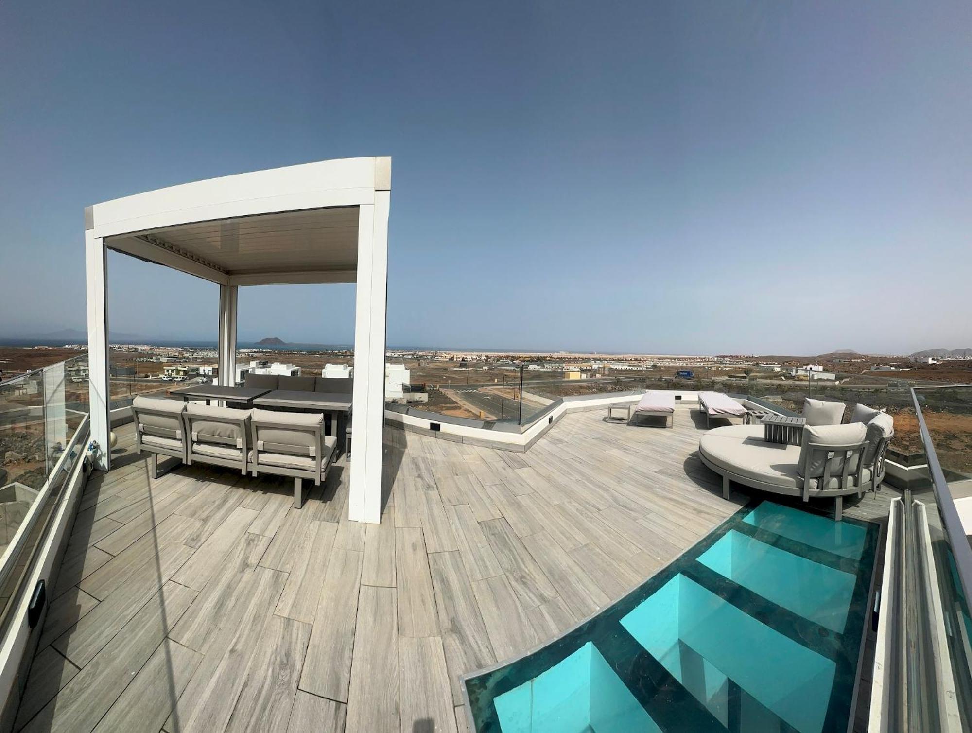 Villa Poseidon Corralejo With Private Heated Pool, Sauna And Stunning Volcano Views By Amazzzing Travel Buitenkant foto